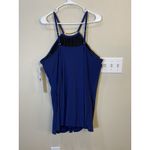 MAGICSUIT Womens Parker Swimsuit Dress Sz 22W One Piece Indigo Gold Detailing Blue Photo 7