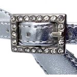 Mister Loren's Slingback Dressy Heels Size 9 Silver Clear Lucite Rhinestone New Photo 6