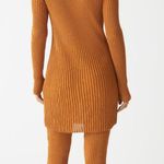 & Other Stories & Other Stories Fitted Gold Glitter Knit Midi Dress XS Photo 2