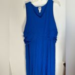 Chico's Chico’s size 4 blue sleeveless midi dress Photo 5