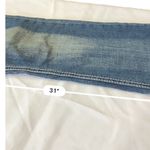 Zana Di  Distressed whiskered Blue Flare Jeans Size 0 embellished back pockets Photo 10