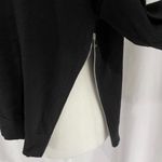 Alfani New Side Zip Sweater Crewneck Long Sleeve Knit Pullover Black Photo 7