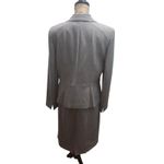 Kasper  Womens Grey Black Sheath Dress Size 10 Suit Separates Size 12 Photo 1