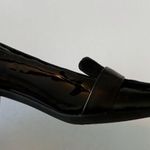 Clarks Artisan Women's Size 8M Tealia Elva Black Suede Leather Block Heel Pumps Photo 1