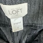 Ann Taylor  LOFT Gray Straight Leg Mid Rise Original Dress Pants Trousers Size 8 Photo 5