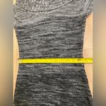 LEI Charcoal and Black Cowl Neck sweater Dress Gray Size M Photo 3