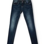 Miss Me  Jegging Jeans Womens 26x30 JE1051GR Skinny Bling Rhinestone Embroidered Photo 0