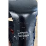 Nine West  Black Women's Revengez Textile Sandal Heels‎ - Size 9.5 M Photo 5