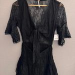 Free People  Reversible Lala Lace Mini Dress Black Size XS NWT MSRP $128 Photo 4
