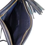Gigi New York blue snake skin shoulder purse Photo 3