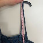 Pilcro Anthropologie  Denim Jean Overall Skirt Skirtall‎ Women's Size Large Photo 7