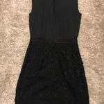By Malene Birger Black Dress with Lace and Satin sz 4 Photo 2