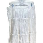 Isaac Mizrahi For Target Women’s Y2K Midi Skirt White Size S Coastal Boho Summer Photo 0