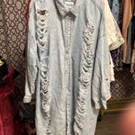 Highway Jeans  Light Blue Distressed Jean Jacket Photo 1