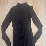 ZARA  Black Long Sleeve Turtle Neck Maxi Dress - Size XS Photo 2