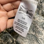 Dogg Supply by Snoop Dogg Large Paisley Button Down Sleep Top Pajama Lounge Tan Photo 5