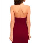 Lulus  Ring My Bell Wine Red Halter Dress, New with Tags Photo 2