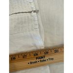 NWT Quince Sleeveless Smocked Back Square Neck Crop Tank Top White Women Medium Photo 8