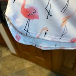 Tickled Teal Pink Flamingo Weekend Skirt Size 3X Plus  Photo 2