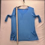 LOGO By Lori Goldstein  Tunic Top Blue XL Photo 11