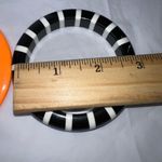 Vintage 80s‎ Set of Bangle Bracelets Orange Photo 6