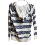 Lilly Pulitzer Lola Hoodie Bright Navy Out of Line Print Small Photo 9