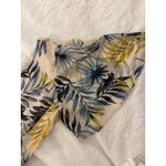 Gal Meets Glam Kiki Chiffon Flutter Sleeve Tropical Maxi Dress Size 2 Photo 8