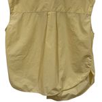 COS  Oversized Sleeveless Wrap Shirt in Butter Yellow Summer Cottagecore Size 6 Photo 9