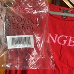 Victoria's Secret NIP Pink Glitter “Angel” Red Long Sleeve Tee Size XL Photo 10