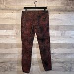 Maison Scotch  & Soda Red & Black Corduroy Snake Print Skinny Pants   Photo 5