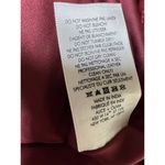 Alice + Olivia Krishna Leather Cropped Moto Jacket Bordeaux Women’s Size XL Photo 10