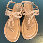 Kelly & Katie  Brown Braided Sandals Photo 0