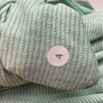 Lululemon  Mint and Gray Striped Tank Top Photo 5