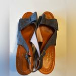 Kate Spade  wedge espadrille sandal denim bow sz‎ 9 Photo 3