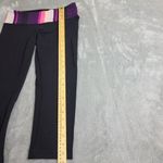 Lululemon  Groove Crop Capri‎ Pants Reversible Black Women’s 6 Photo 3
