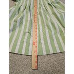 Anthropologie The Rhea Mini Shirt Dress by Exquise Large Green Bone Stripe Sz S Photo 10