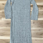 ZARA  Soft Grey Midi Sweater Dress Women’s Small Photo 0