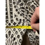 Lisa Marie Fernandez Printed V Neck Eyelet Crop Top Size 2 Black Cream Photo 7