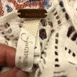 Sea Gypsies short dress deep v-neck crochet back Photo 4