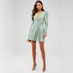 SABINA MUSAYEV MORGANA DRESS Green Size M Photo 3