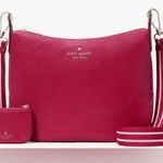 Kate Spade Rosie Large Leather Messenger Crossbody Bag Renaissance Pink NWT Photo 0