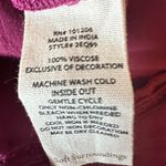 Soft Surroundings Pink Beaded Embroidered Boho Blouse Sz M Photo 9