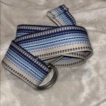 Striped Blues and Pink and Light Tan Belt
52” in Length Fits Up to Large Blue Photo 0