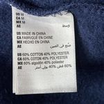 And Now This Medium Sweatshirt Shift Dress Long Sleeve Stretch Navy Blue New Photo 5