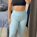 Nike Blue Yoga Cropped Leggings Photo 0