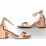 Lulus Ankle Heels Strap gold rose in size 7 Photo 1