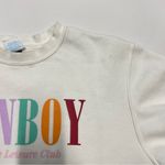 Funboy Varsity Crew Sweatshirt in White Size M Photo 7