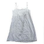 Brandy Melville Mini Sun Dress White With Blue Flowers Photo 1