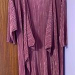 LuLaRoe  Small Mauve Crinkle Material 3 quarter sleeve Cover Up Style Photo 0