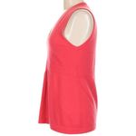 Y2K J. Crew Celeste 100% Cashmere Coral Color Babydoll Tank Old Money Luxury M Orange Size undefined Photo 2